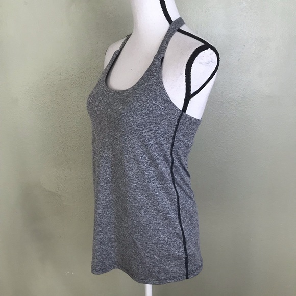 Gapfit Gray Built In Bra Workout Top Size S - Picture 4 of 8